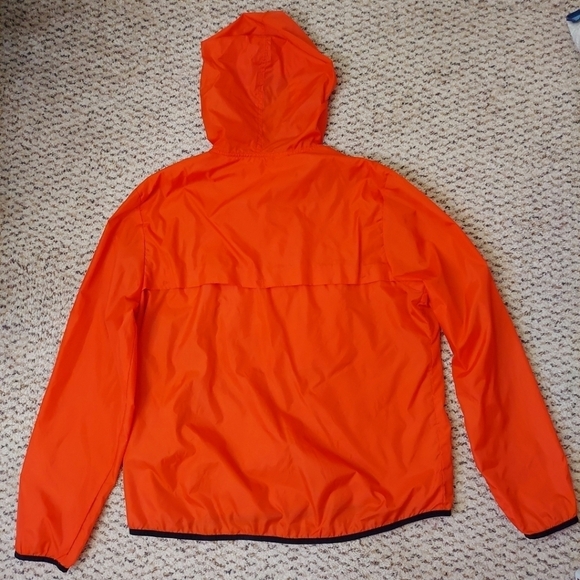 City Streets Windbreaker Orange Outdoors Hunting Sports Athletic Sz XL 1/4 Zip - Picture 10 of 10